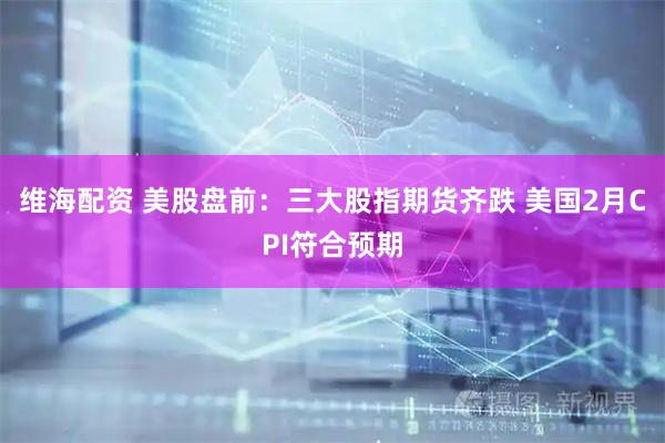 维海配资 美股盘前：三大股指期货齐跌 美国2月CPI符合预期