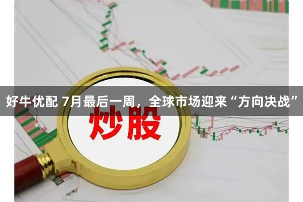 好牛优配 7月最后一周，全球市场迎来“方向决战”