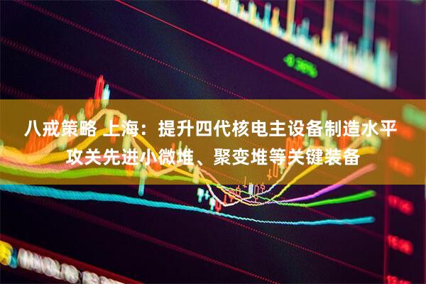 八戒策略 上海：提升四代核电主设备制造水平 攻关先进小微堆、聚变堆等关键装备